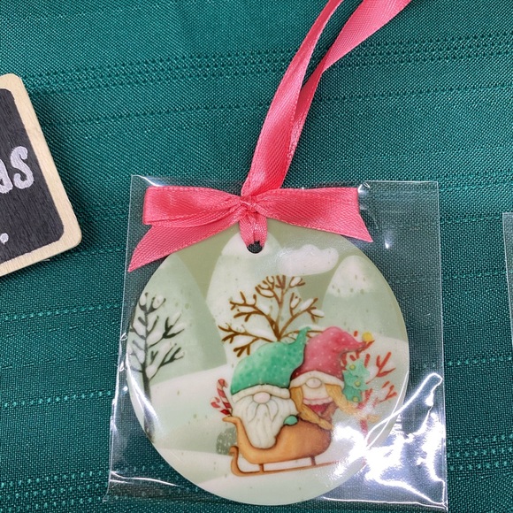 Handmade Ceramic “First Christmas As” Ornaments - Picture 4 of 16